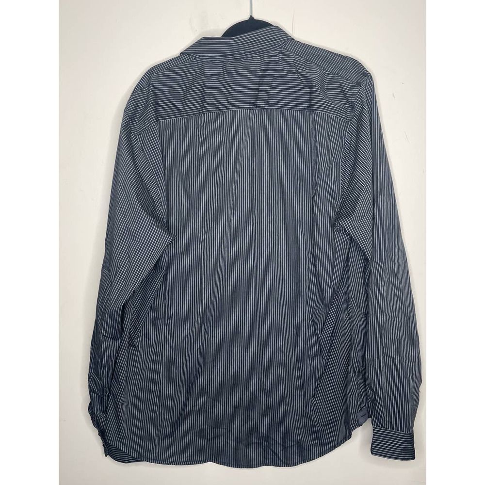 Drill Clothing Company Mens XXL Button Front Long Sleeve Striped Shirt - Picture 4 of 5